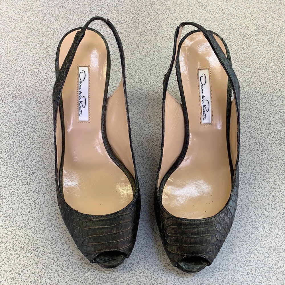 Oscar de la Renta slingback heals
